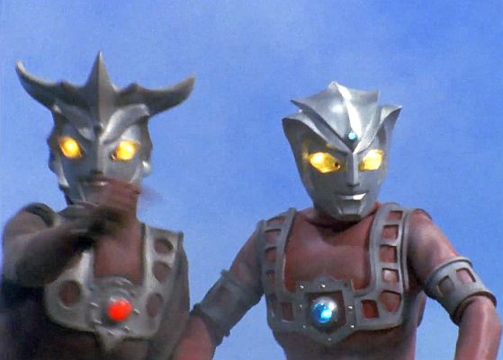 Ultraman Leo and Astra