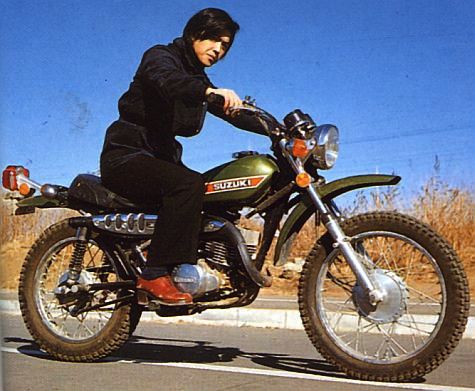 Jin, Keisuke on motorcycle