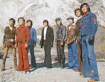 Tachibana, Tobei and the 7 Kamen Riders unmasked